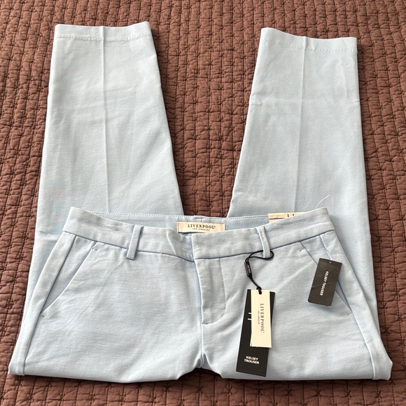 Liverpool Kelsey Trouser in Misty BlueSz 27P